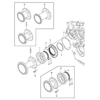 FIG 15. INPUT COUPLING(WITH IDLE SHAFT SPEC.)(OPTIONAL)