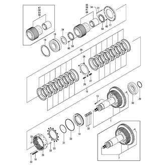 FIG 22. SUPPORT SHAFT(A)(YXH-2500C)