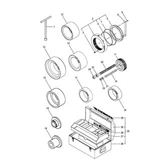 FIG 86. PRESS-IN TOOL & TOOL BOX(OPTIONAL)