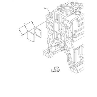 FIG 16. COVER(CAMSHAFT END)
