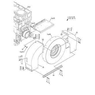 FIG 35. FLYWHEEL COVER(6EY22LW, 6EY22LWS)