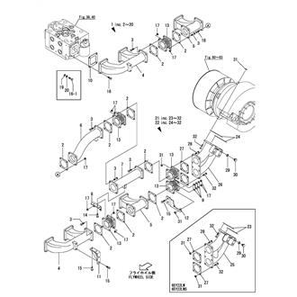 FIG 48. EXHAUST MANIFOLD & EXHAUST CONNECTING PIPE