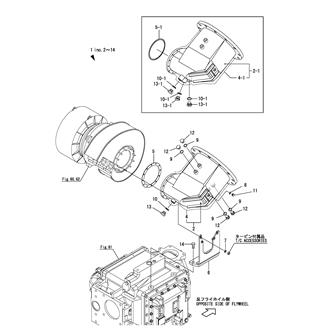 FIG 77. EXHAUST OUTLET PIPE(350A : ANGLE 60)(6EY22LW, 6EY22LWS)