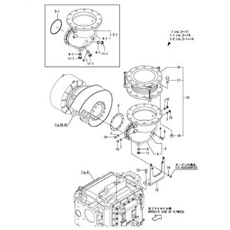 FIG 73. EXHAUST OUTLET PIPE(300A)(6EY22LW, 6EY22LWS)