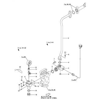 FIG 195. FUEL PIPE(H.F.O. SPEC.)(FILTER-MAIN PIPE)