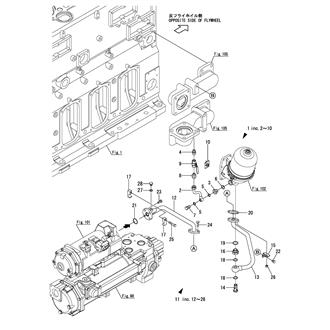 FIG 106. LUB. OIL PIPE(FILTER - BY-PASS FILTER)