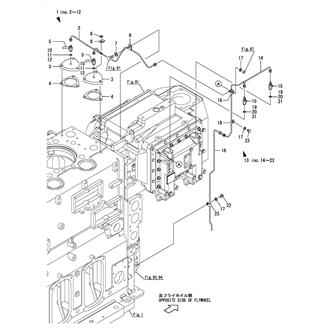 FIG 147. AIR VENT PIPE(BLOCK & INTER COOLER)(2-LINE FRESH WATER COOLING SPEC.)