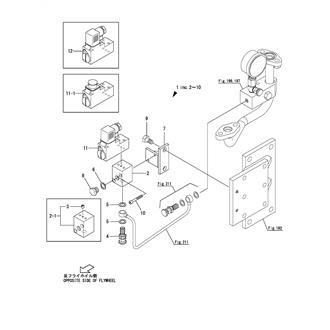 FIG 257. PRESSURE TRANSMITTER & TEST VALVE(FUEL : M.D.O. SPEC.)