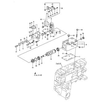 FIG 22. AHEAD/ASTERN SHIFTING VALVE(ELECTRIC TROLLING SPEC)(OPTIONAL)