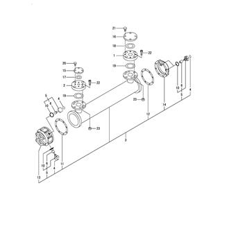 FIG 26. LUB. OIL COOLER(HIGH SPEED TROLLING SPEC)(HULL FITTING)(OPTIONAL)