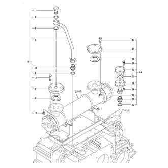 FIG 60. PIPE(LUB. OIL COOLER)(HIGH SPEED TROLLING SPEC)(OPTIONAL)