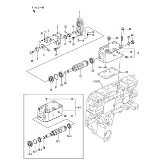 FIG 37. AHEAD/ASTERN SWITCHING VALVE(WIRE TYPE)(WITHOUT LIMIT SWITCH)