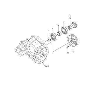 FIG 92. HYDRAULIC OIL PUMP DRIVING SHAFT