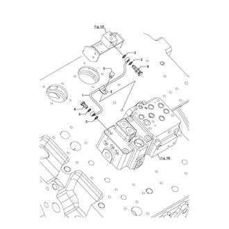 FIG 135. HYDRAULIC OIL PIPE(PRESSURE TRANSMITTER)(OPTIONAL)