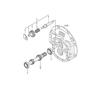 FIG 89. INPUT SHAFT & IDLE GEAR SHAFT