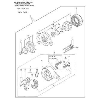 FIG 50. GENERATOR COMPONENT PART(128170-77201)