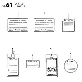 FIG 61. LABELS