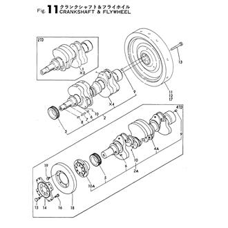 FIG 11. CRANKSHAFT,FLYWHEEL