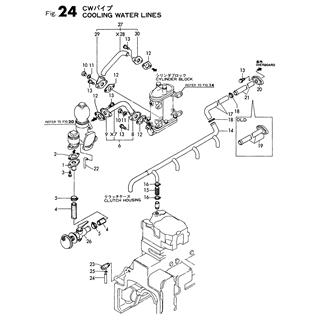 FIG 24. COOLING WATER LINES