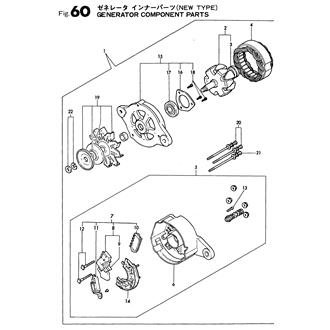 FIG 60. GENERATOR COMPONENT PARTS