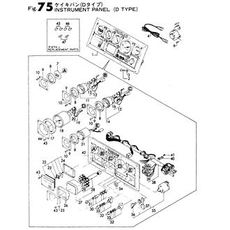 FIG 75. INSTRUMENT PANEL(D TYPE)