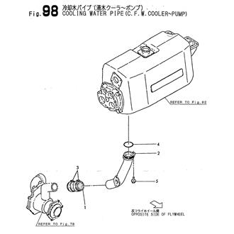 FIG 98. COOLING WATER PIPE(C.F.W.COOLER-PUMP)