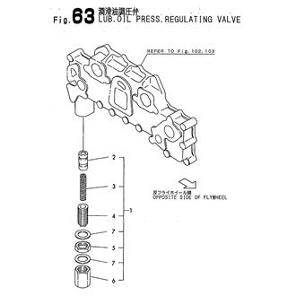 FIG 63. LUB.OIL PRESS.REGULATING VALVE