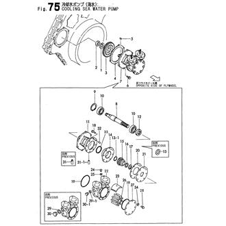 FIG 75. COOLING SEA WATER PUMP