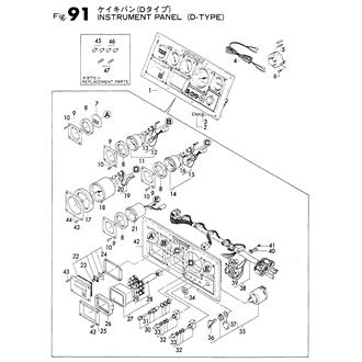 FIG 91. INSTRUMENT PANEL (D TYPE)