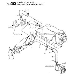 FIG 40. COOLING SEA WATER PIPE