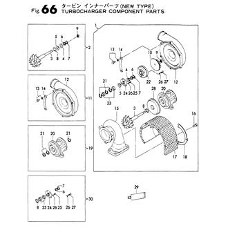 FIG 66. TURBINE(INNER PARTS)(NEW TYPE)