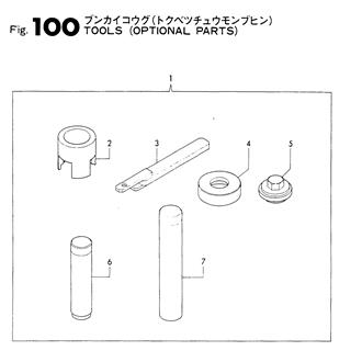 FIG 100. TOOLS (OPTIONAL PARTS)