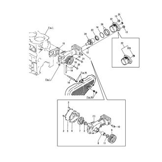 FIG 26. COOLING FRESH WATER PUMP