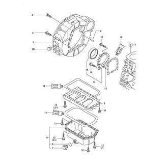 FIG 3. FLYWHEEL HOUSING & OIL SUMP