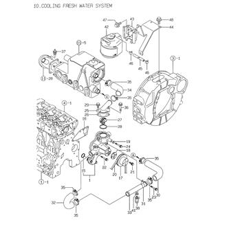 FIG 10. COOLING FRESH WATER SYSTEM