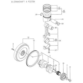 FIG 8. CRANKSHAFT & PISTON