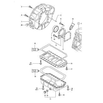 FIG 3. FLYWHEEL HOUSING & OIL SUMP