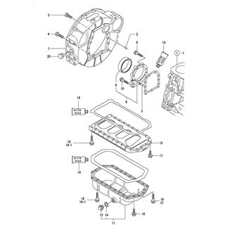 FIG 3. FLYWHEEL HOUSING & OIL SUMP