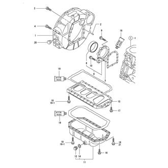 FIG 3. FLYWHEEL HOUSING & OIL SUMP