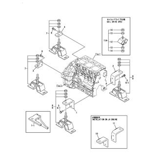 FIG 4. MOUNTING FOOT