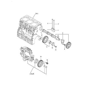 FIG 9. CAMSHAFT & DRIVING GEAR