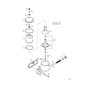 FIG 21. CENTRIFUGAL OIL CLEANER (RH)