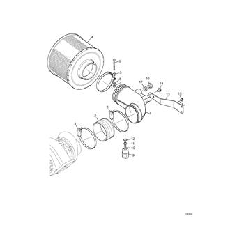 FIG 37. AIR CLEANER,AIR-COOLED TURBINE