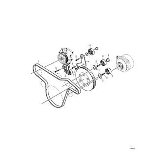 FIG 54. BELT TRANSMISSION,ALT LOW(E6518895-)