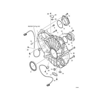 FIG 18. FLYWHEEL HOUSING(E1060949-)