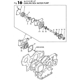 FIG 16. COOLING SEA WATER PUMP