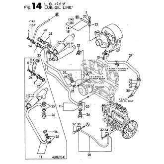 FIG 14. LUB. OIL LINE