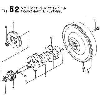 FIG 52. CRANKSHAFT & FLYWHEEL