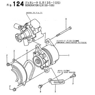 FIG 124. GENERATOR(LR135-105)