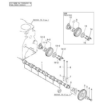 FIG 10. CAMSHAFT & DRIVING GEAR